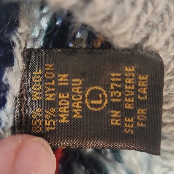 Vintage Authentic Issue Wool Blend Sweater - Picture 6 of 7